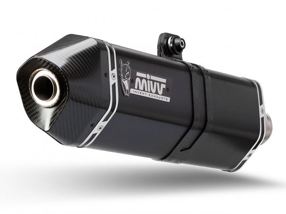 SILENCIADOR MIVV SPORT SPEED EDGE ACERO NEGRO KTM 790 ADVENTURE / R 2019-2024