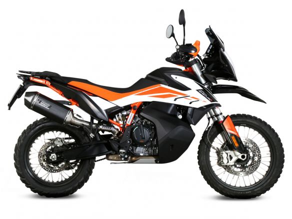 SILENCIADOR MIVV SPORT SPEED EDGE ACERO NEGRO KTM 790 ADVENTURE / R 2019-2024