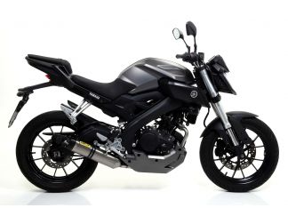 TERMINAL DE ACERO INOXIDABLE ARROW DARK NICHROM PRO RACE YAMAHA MT 125 2021-2024