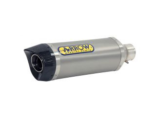 TERMINAL DE ACERO INOXIDABLE ARROW DARK NICHROM PRO RACE YAMAHA MT 125 2021-2024