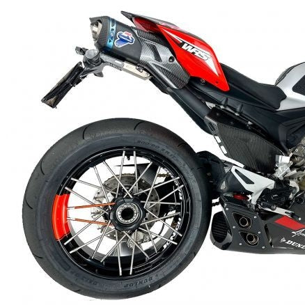 SISTEMA DE ESCAPE COMPLETO TERMIGNONI 4 SALIDAS TITANIO + DEPÓSITO CARBONO DUCATI STREETFIGHTER V4 23-24