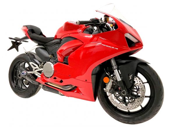 SISTEMA DE ESCAPE LATERAL COMPLETO TERMIGNONI + UPMAP ACERO TITANIO DUCATI STREETFIGHTER V2