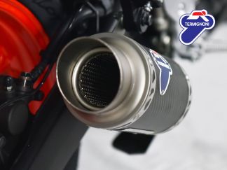 SILENCIADOR DE CARBONO SLIP-ON HOMOLOGADO POR AKRAPOVIC EURO 5 YAMAHA MT-03 2022-2024
