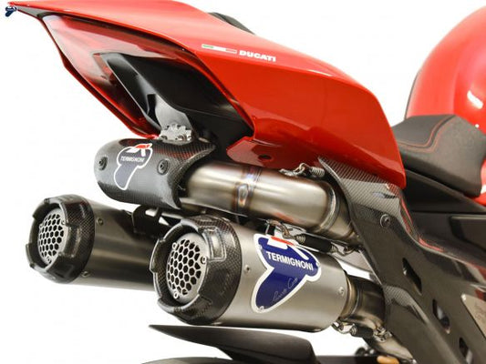 ESCAPE COMPLETO TERMIGNONI RHT RACING TITANIO/ACERO DUCATI PANIGALE V4 18-23