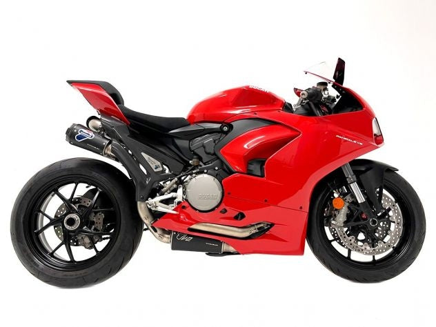 SISTEMA DE ESCAPE COMPLETO TERMIGNONI SBK REPLICA TITANIO DUCATI STREETFIGHTER V2 21-23