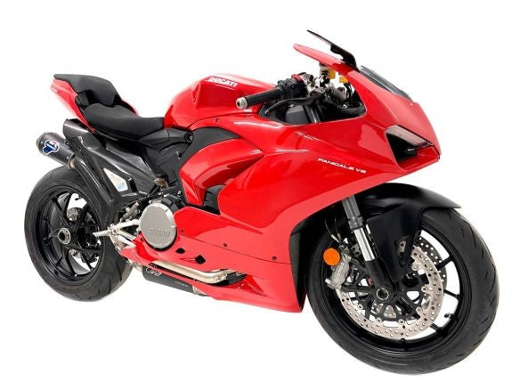SISTEMA DE ESCAPE COMPLETO TERMIGNONI SBK REPLICA TITANIO DUCATI STREETFIGHTER V2 21-23