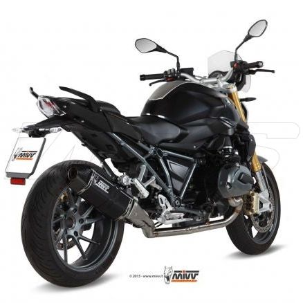 SILENCIADOR MIVV SPEED EDGE ACERO NEGRO BMW R 1200 R / RS 2015-2018