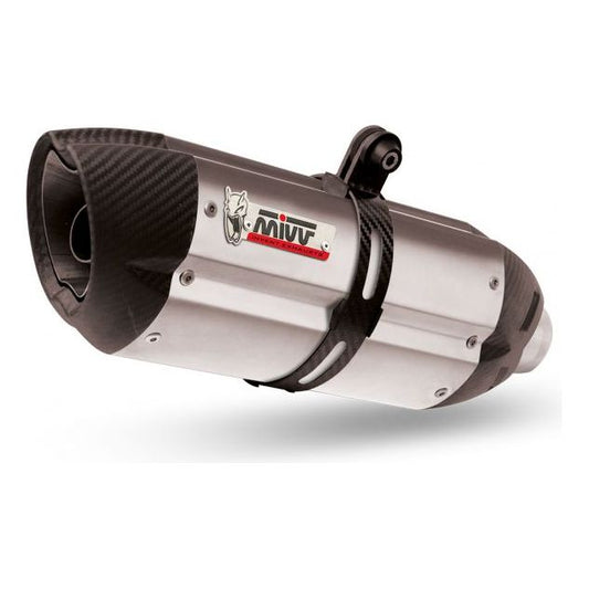 Silenciador MIVV Suono de acero inoxidable y carbono para BMW C 650 GT (2012-2015)