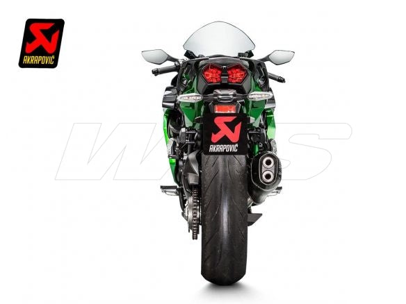 SILENCIADOR DE ESCAPE AKRAPOVIC CARBONO KAWASAKI NINJA H2 SX 2018