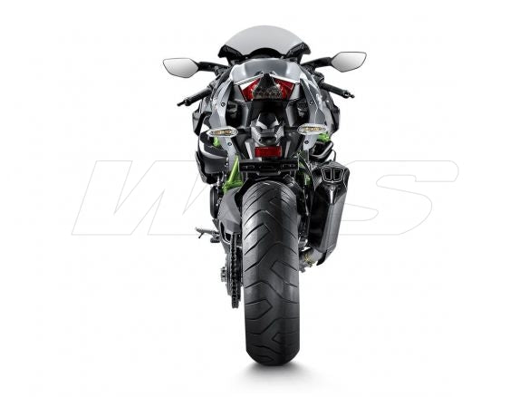 SILENCIADOR SLIP ON AKRAPOVIC FULL CARBONO KAWASAKI NINJA H2 / H2R 15-16 HOMOLOGADO