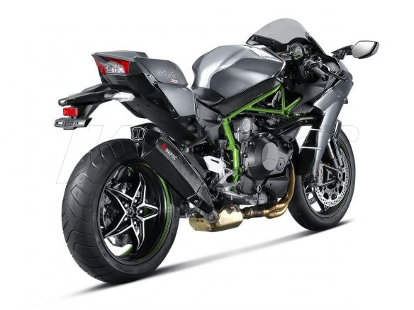 SILENCIADOR SLIP ON AKRAPOVIC FULL CARBONO KAWASAKI NINJA H2 / H2R 15-16 HOMOLOGADO