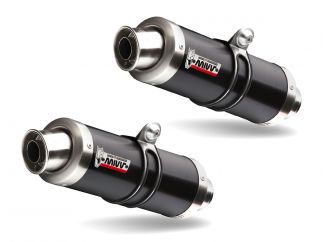 SILENCIADOR DE CARBONO SLIP-ON HOMOLOGADO POR AKRAPOVIC EURO 5 YAMAHA MT-03 2022-2024