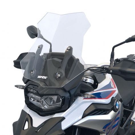 Parabrisas transparente Caponord WRS + Kit de montaje para BMW F850GS Adventure 2018-2023