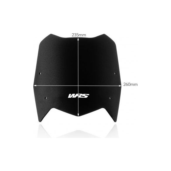 PARABRISAS DEPORTIVO NEGRO MATE WRS TENERE 700 2019-2024