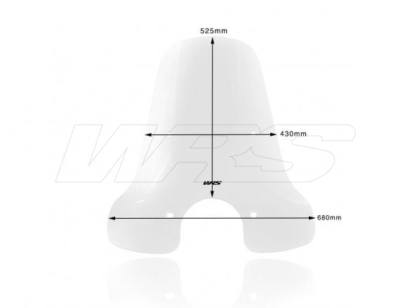 PARABRISAS TOURING TRANSPARENTE WRS PIAGGIO VESPA GTS 300 2014-2019