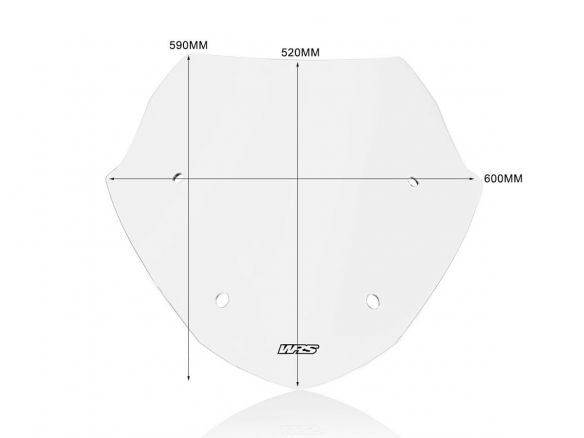 PARABRISAS WRS SPORT TRANSPARENTE BMW R 1250 RT 2021-2024