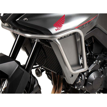 Barra de protección superior plateada Hepco&amp;Becker para Honda XL750 Transalp '23-