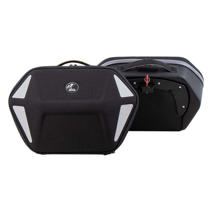 Conjunto de bolso Royster NEO negro con lazo en forma de C de Hepco&amp;Becker