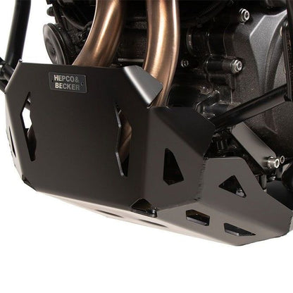 Placa de cárter de aluminio negro Hepco&amp;Becker BMW F900GS '24-