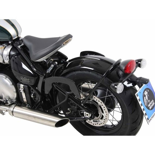Portabolsas C-Bow negro Hepco&amp;Becker Triumph Bonneville Bobber '17-21