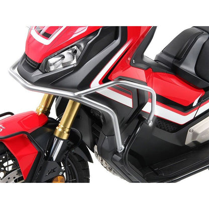 Barra de protección delantera Hepco&amp;Becker plateada Honda X-ADV (17-20)