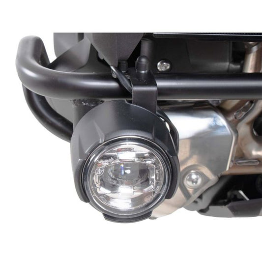 Adaptadores para montar lámparas originales en la defensa de la Honda NT1100 de Hepco&amp;Becker
