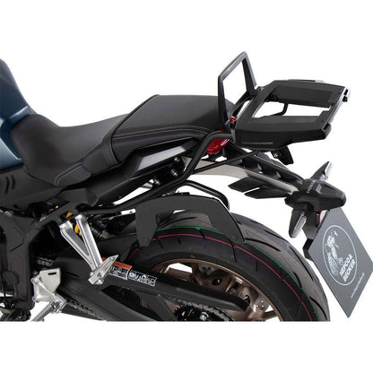 Portaequipajes superior negro Alurack Hepco&amp;Becker Honda CB650R '21-