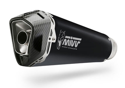 Silenciador MIVV Delta Race Black de acero inoxidable Kawasaki Z H2 '20-