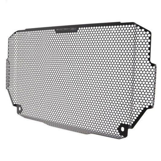 Cubierta del radiador negra Evotech Performance Kawasaki Z900 '17-