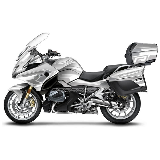 Juego de pegatinas blancas para BMW R 1200/1250 RT