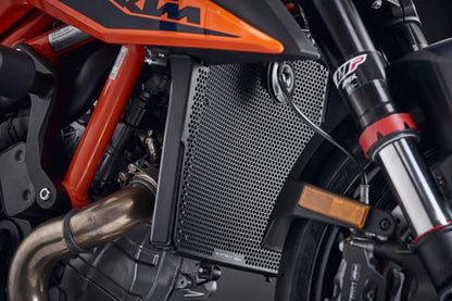 Cubierta de radiador negra Evotech Performance KTM 1290 Superduke R '20-23