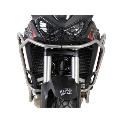 Soporte de depósito de acero inoxidable Hepco&amp;Becker Honda CRF1100L Africa Twin '19-23