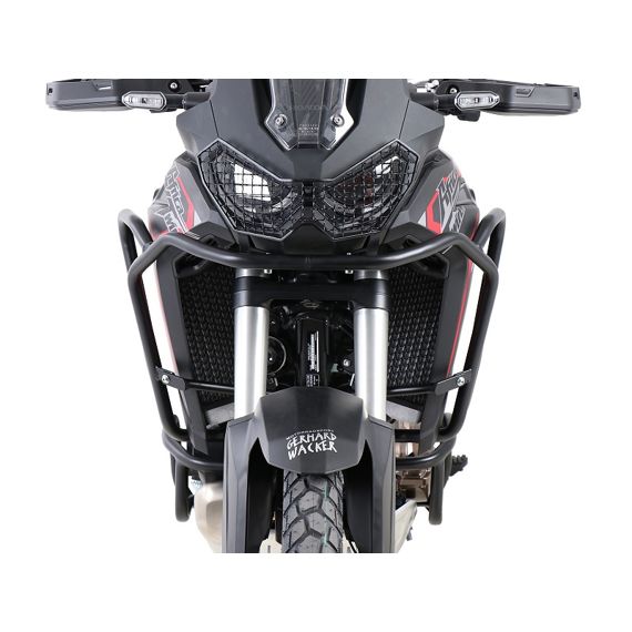 Defensas negras Hepco&amp;Becker para Honda CRF1100L Africa Twin '19-23