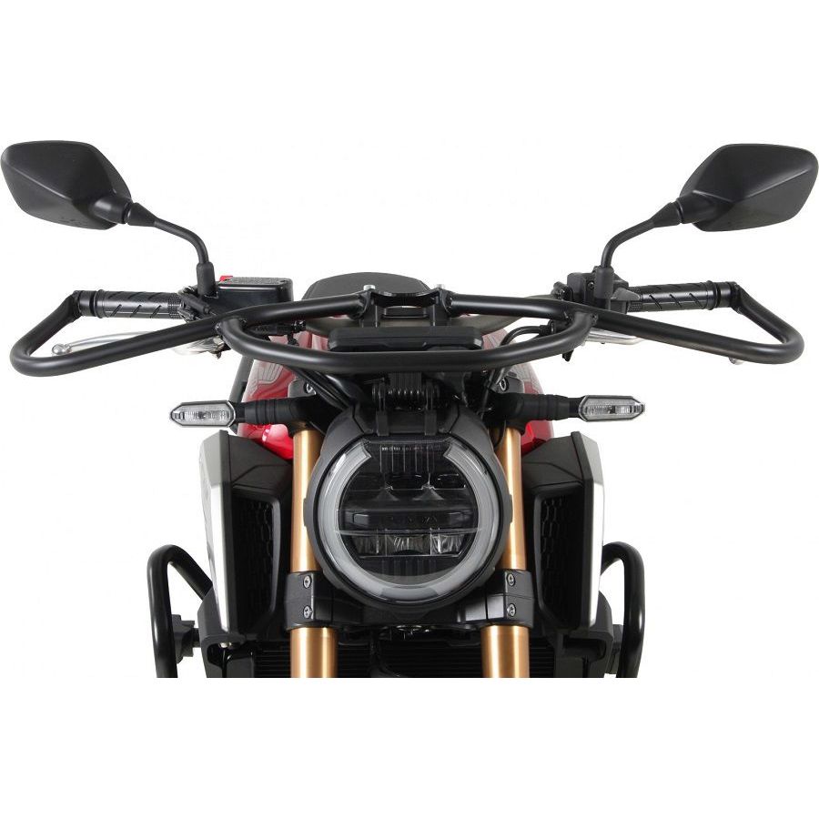 Barra de protección delantera negra Hepco&amp;Becker Honda CB650R '21-23