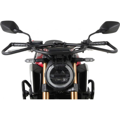 Barra de protección delantera negra Hepco&amp;Becker Honda CB650R '21-23