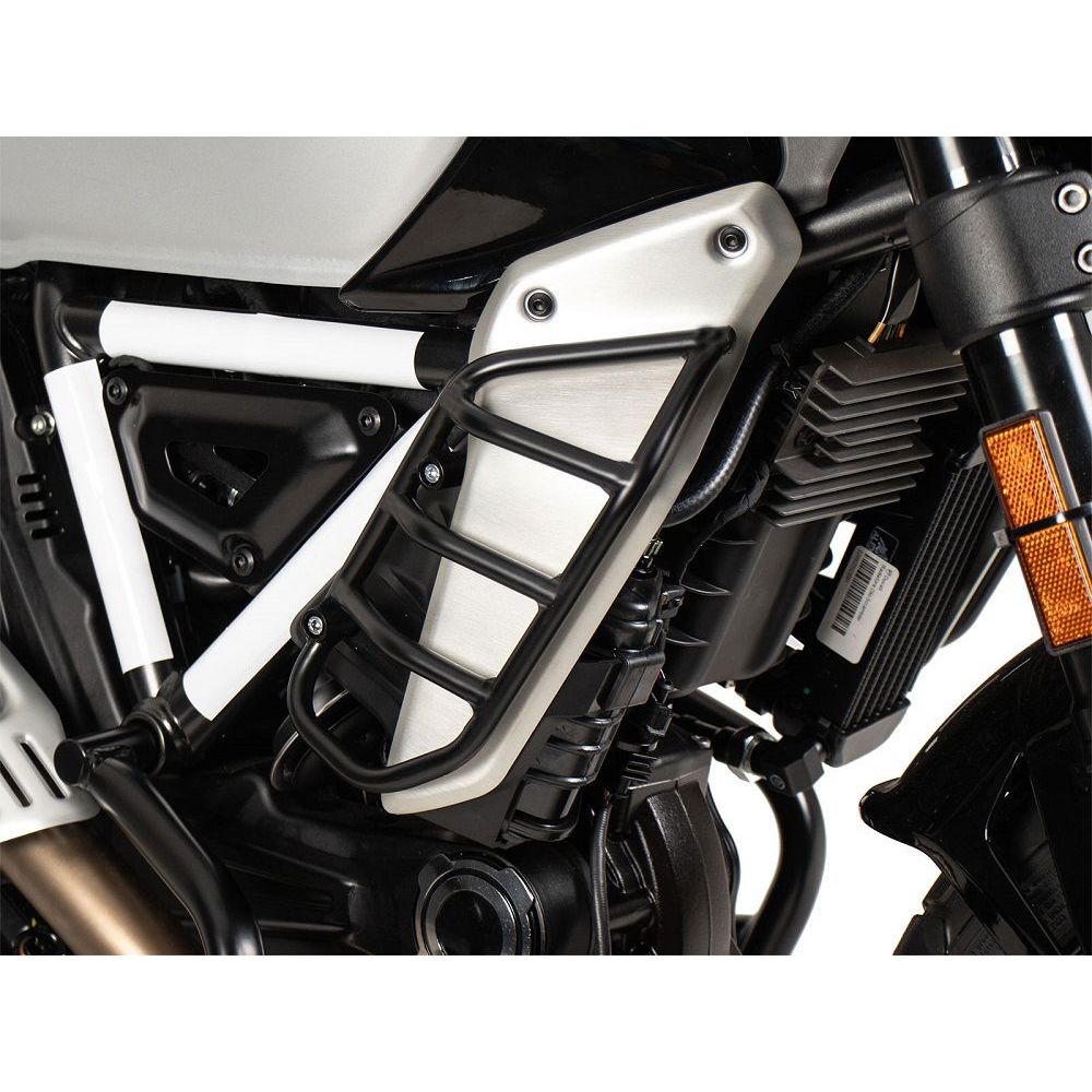 Soporte de radiador negro Hepco&amp;Becker Scrambler Nightshift