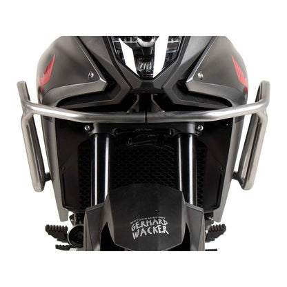 Barra de protección superior plateada Hepco&amp;Becker para Honda XL750 Transalp '23-