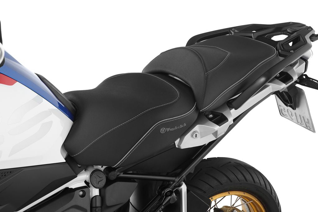 Sillín Wunderlich negro AKTIVKOMFORT con calefacción de asiento Smart Plug &amp; Play BMW R1250GS / Adv.