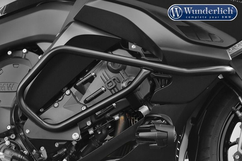 Juego de barras de protección del motor BMW K1600B/Grand America/GT/GTL - negro Wunderlich