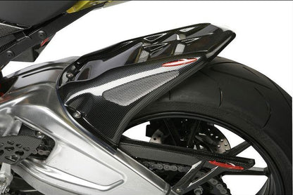Guardabarros trasero sport-line carbono con malla dorada BMW S1000RR 2010- UVK