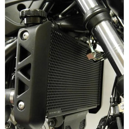 Cubierta del radiador negra Evotech Performance Suzuki SV650 '16-