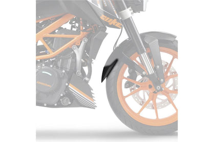 Extensión de guardabarros delantero para la parte trasera negra Puig KTM 125/390 Duke '17-'21