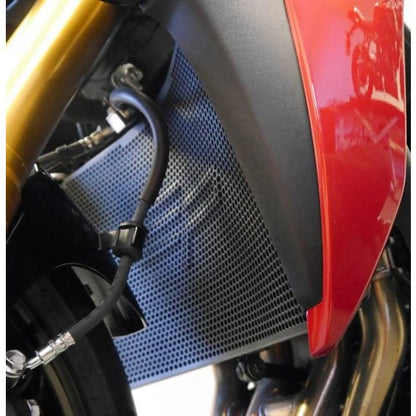 Cubierta del radiador negra Evotech Performance Suzuki GSX-S1000 GT '22-