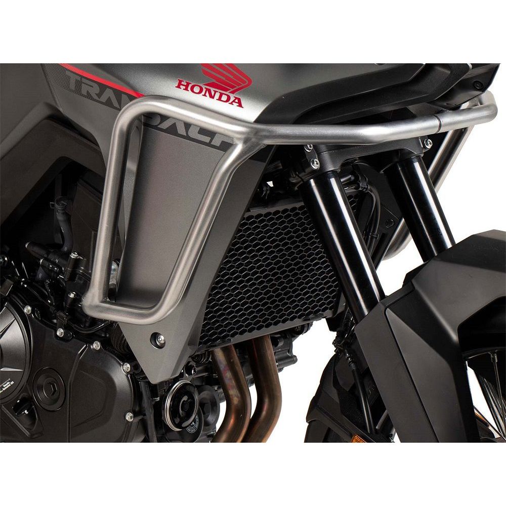Barra de protección superior plateada Hepco&amp;Becker para Honda XL750 Transalp '23-