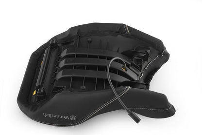Sillín Wunderlich negro AKTIVKOMFORT con calefacción de asiento Smart Plug &amp; Play BMW R1250GS / Adv.