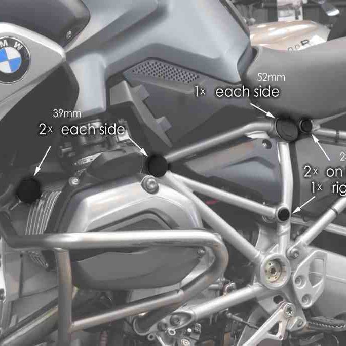 Tapas de chasis Puig para la BMW R1200GS/ R1250GS Adventure '13-