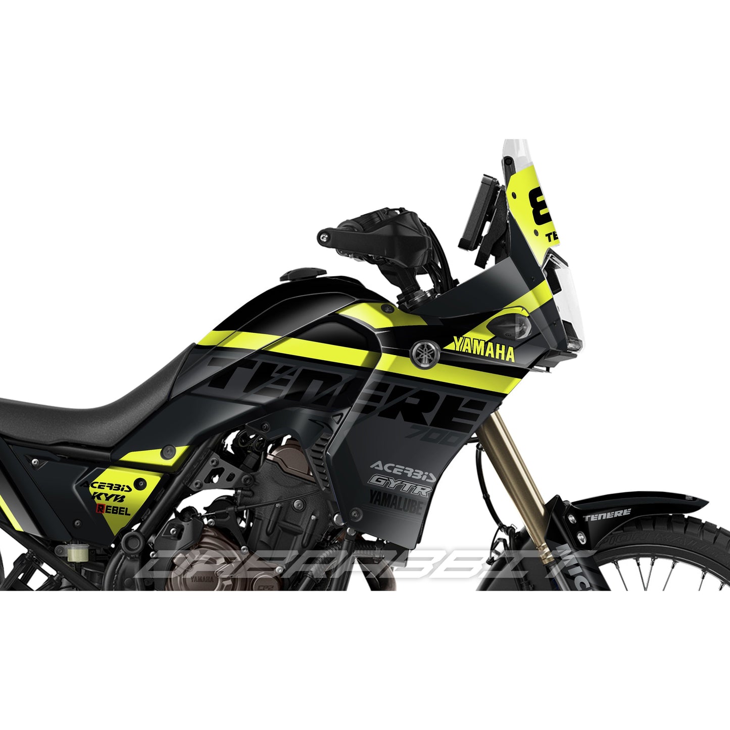 Juego de pegatinas para YAMAHA TENERE 700/T7 (SD-BY)