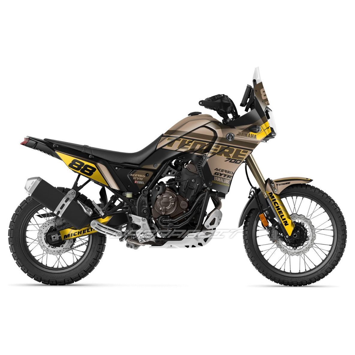 Juego de pegatinas para YAMAHA TENERE 700/T7 (SD-D)