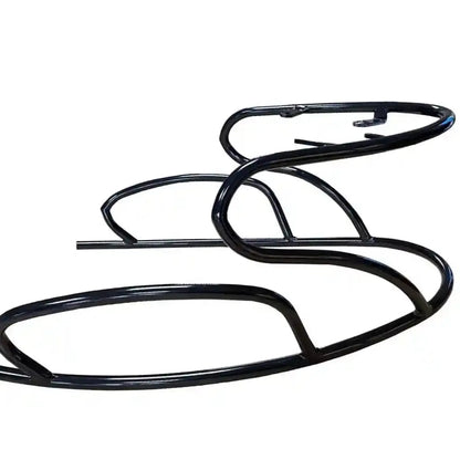 Barra de parachoques trasera negra brillante | Modelos Piaggio ZIP 2000/SP
