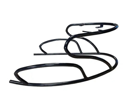 Barra de parachoques trasera negra brillante | Modelos Piaggio ZIP 2000/SP